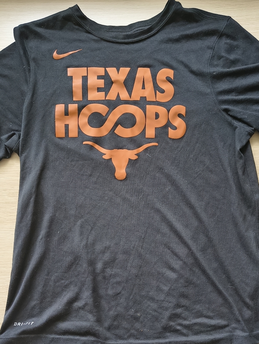 Texas Hops Longhorn Graphic Kids Short Sleeve Tee - Black & Orange Sleek Design